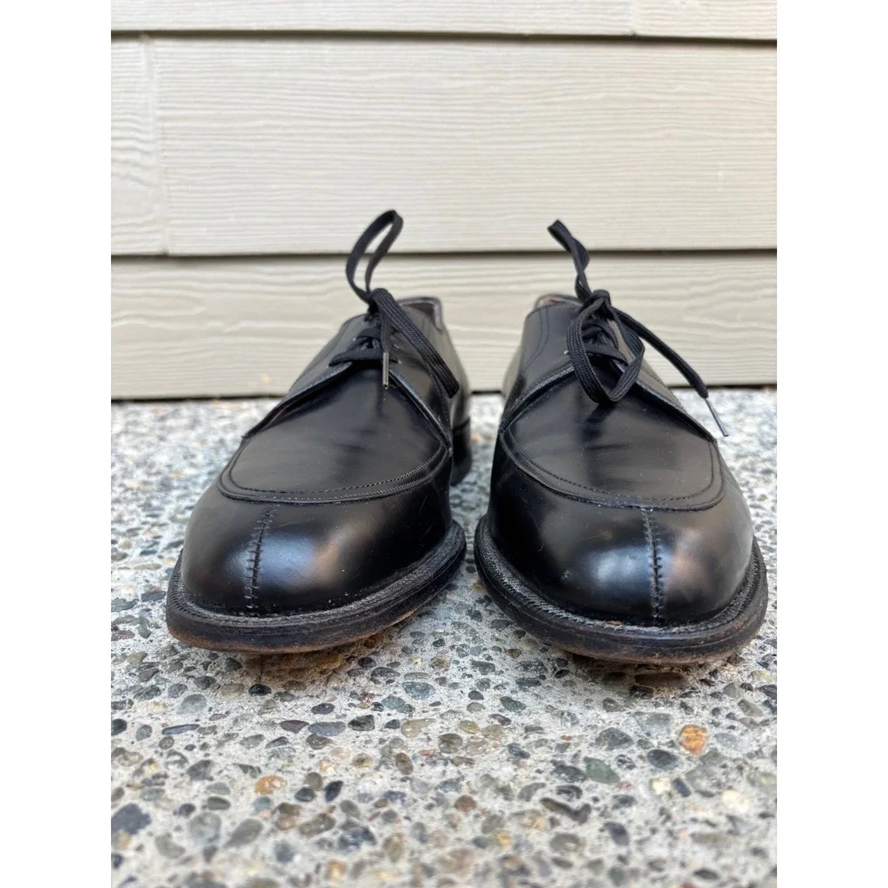 ET Wright Breather Arch Preserver Mens Black Leather Split Toe Derby Shoes 10 E